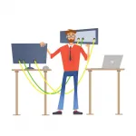 network support tech providing network support and troubleshooting for server network