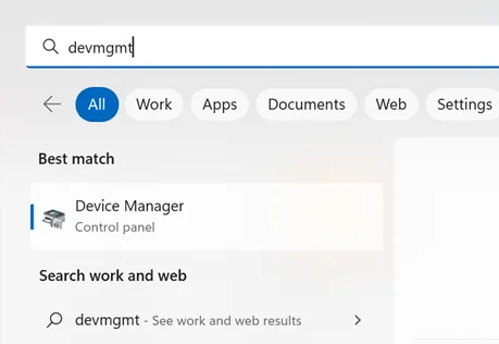 open device manager and locate Ports Com and LPT