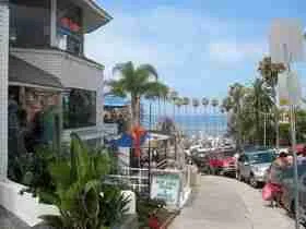 Coastal street in La Jolla, California