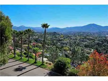 View over La Mesa, California