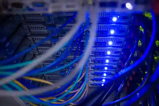 An image showing the a cloud network for a Microsoft Professional services provider